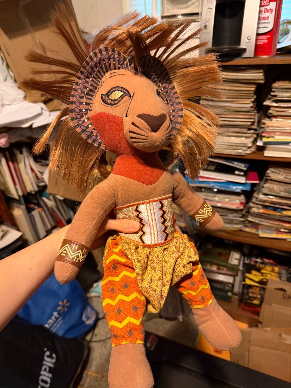 Disney Simba Lion King Broad Musical Plush Doll